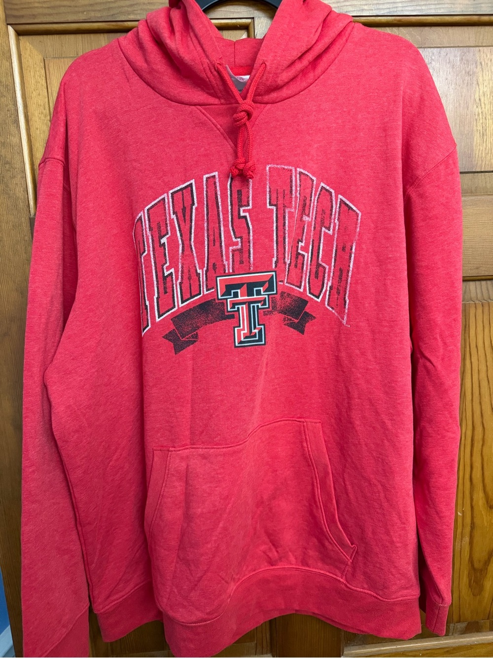 Texas Tech Red Pullover Hoodie Sweatshirt